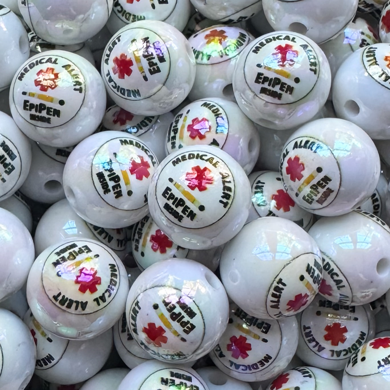 16mm EPI PEN Acrylic Bead