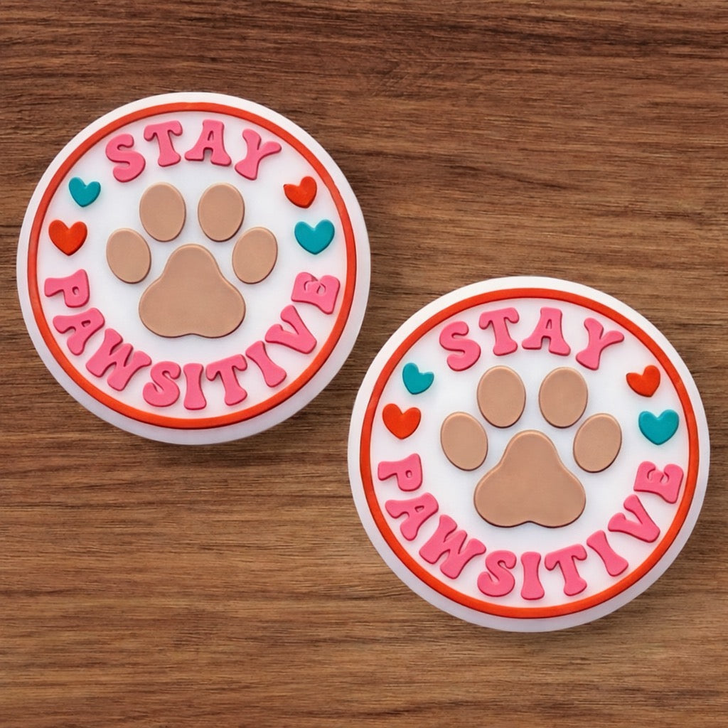 Stay Pawsitive with Heart Focal