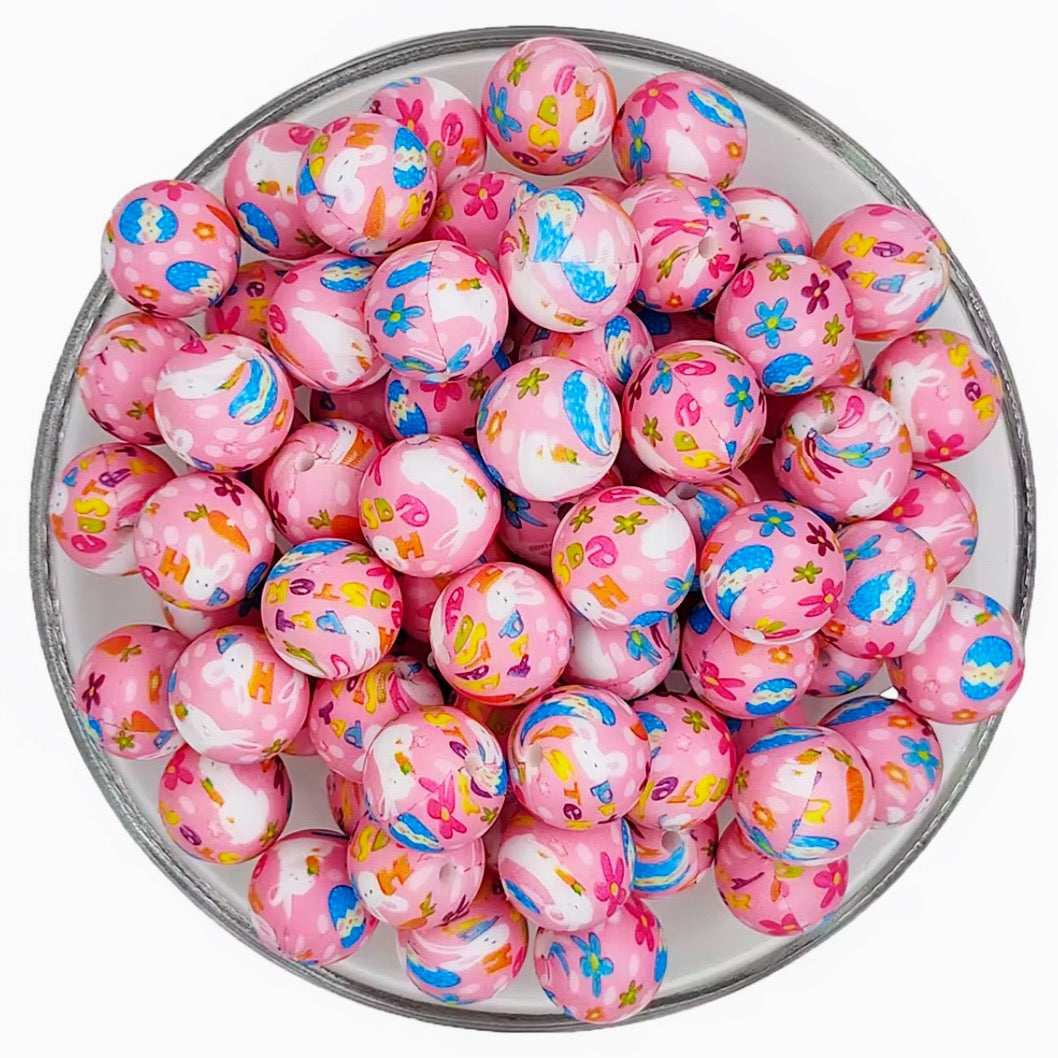 15mm Easter Silicone Bead #5