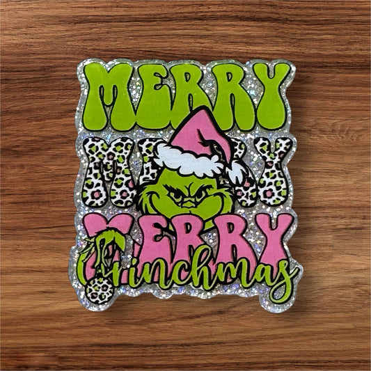 Merry Merry Merry Acrylic Flatback