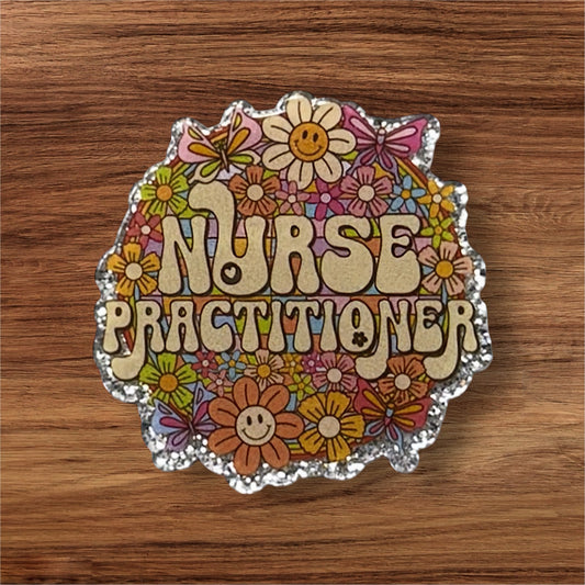 Nurse Practitioner Acrylic Flatback