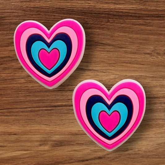 Retro Hearts Focal