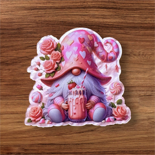 Pink Gnome Acrylic Flatback