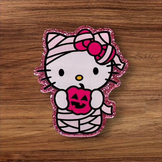 Mummy Kitty Acrylic Flatback