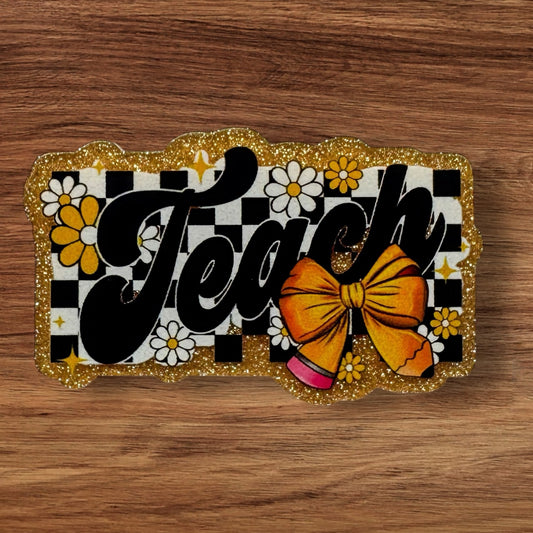 Teach Acrylic Flatback (Custom)