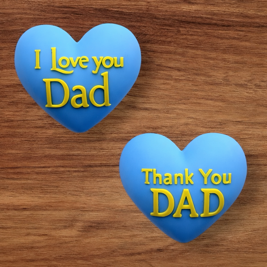 3-D Fathers Day Heart Focal
