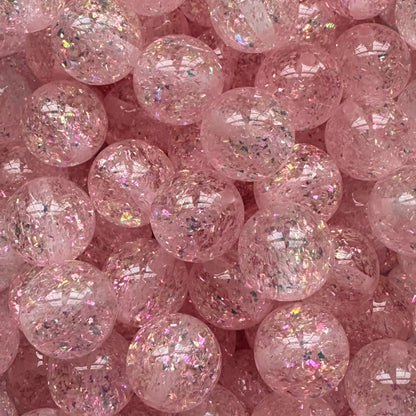 16mm Pink Opal Acrylic Bead