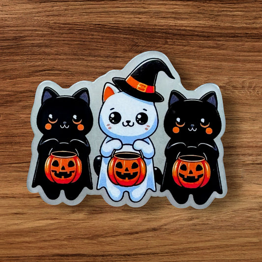 Spooky Cats Acrylic Flatback