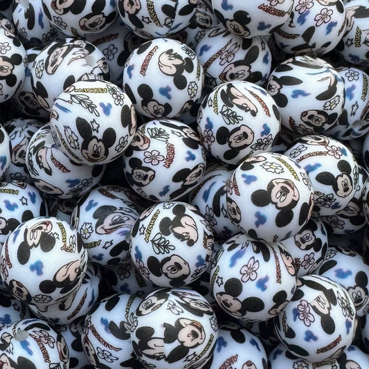 15mm Mouse Silicone Bead