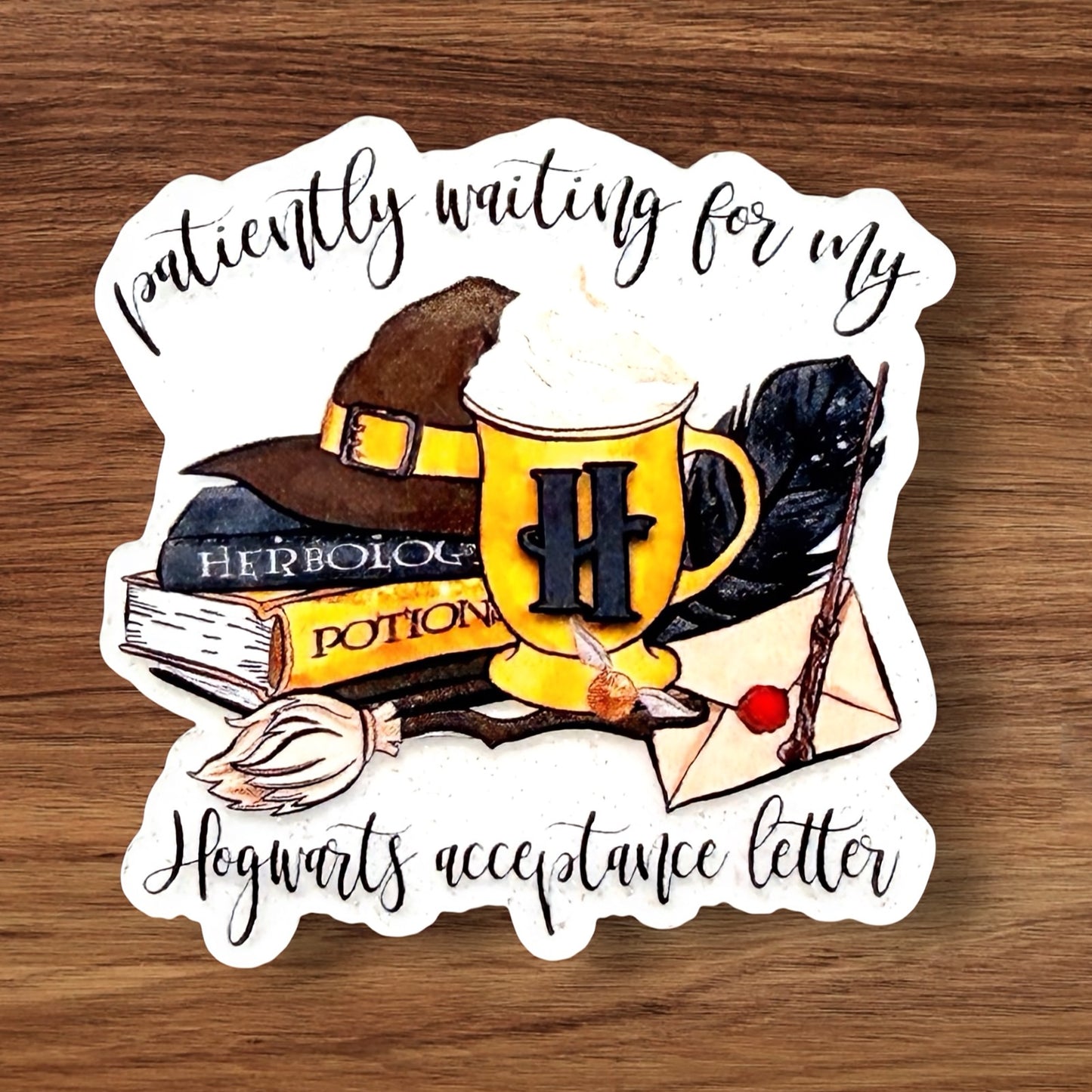 Patiently Waiting For My Acceptance Letter Acrylic Flatback
