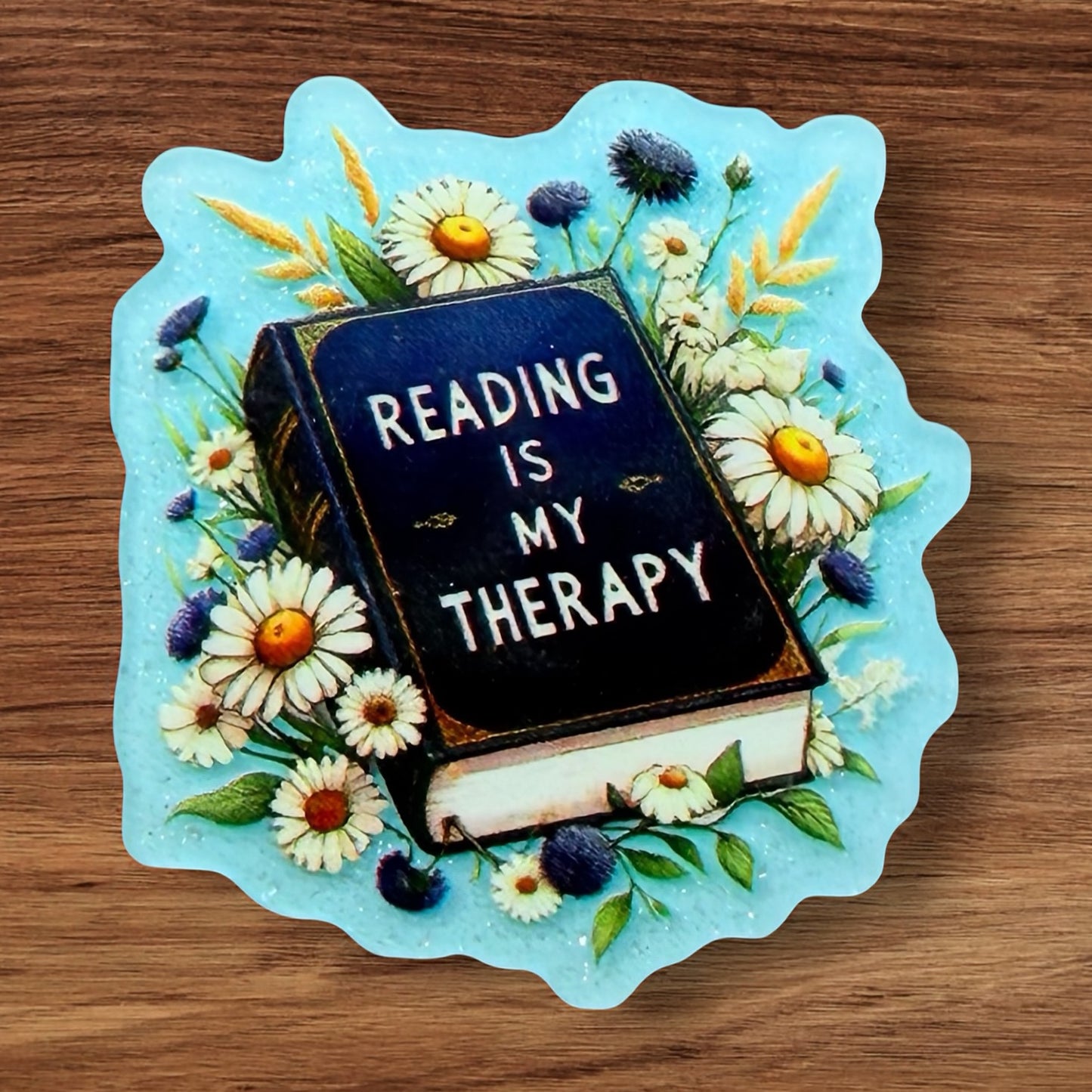 Reading Is My Therapy Acrylic Flatback