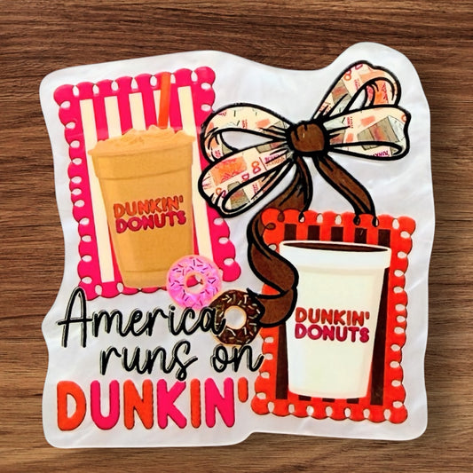 America Runs On DD Acrylic Flatback