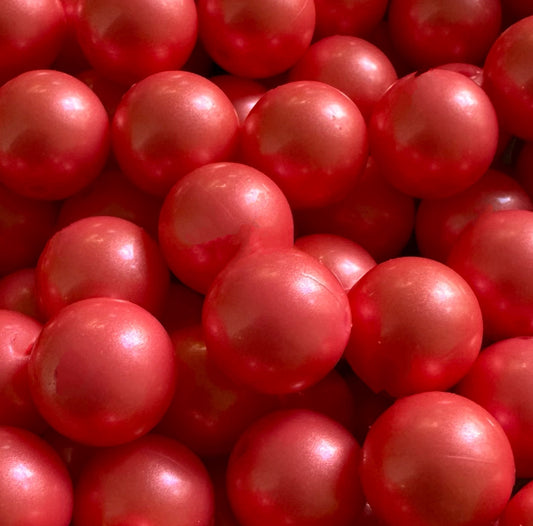 15mm Metallic Silicone Bead
