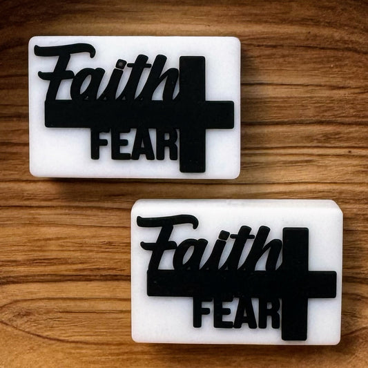 Faith Over Fear Focal (White)