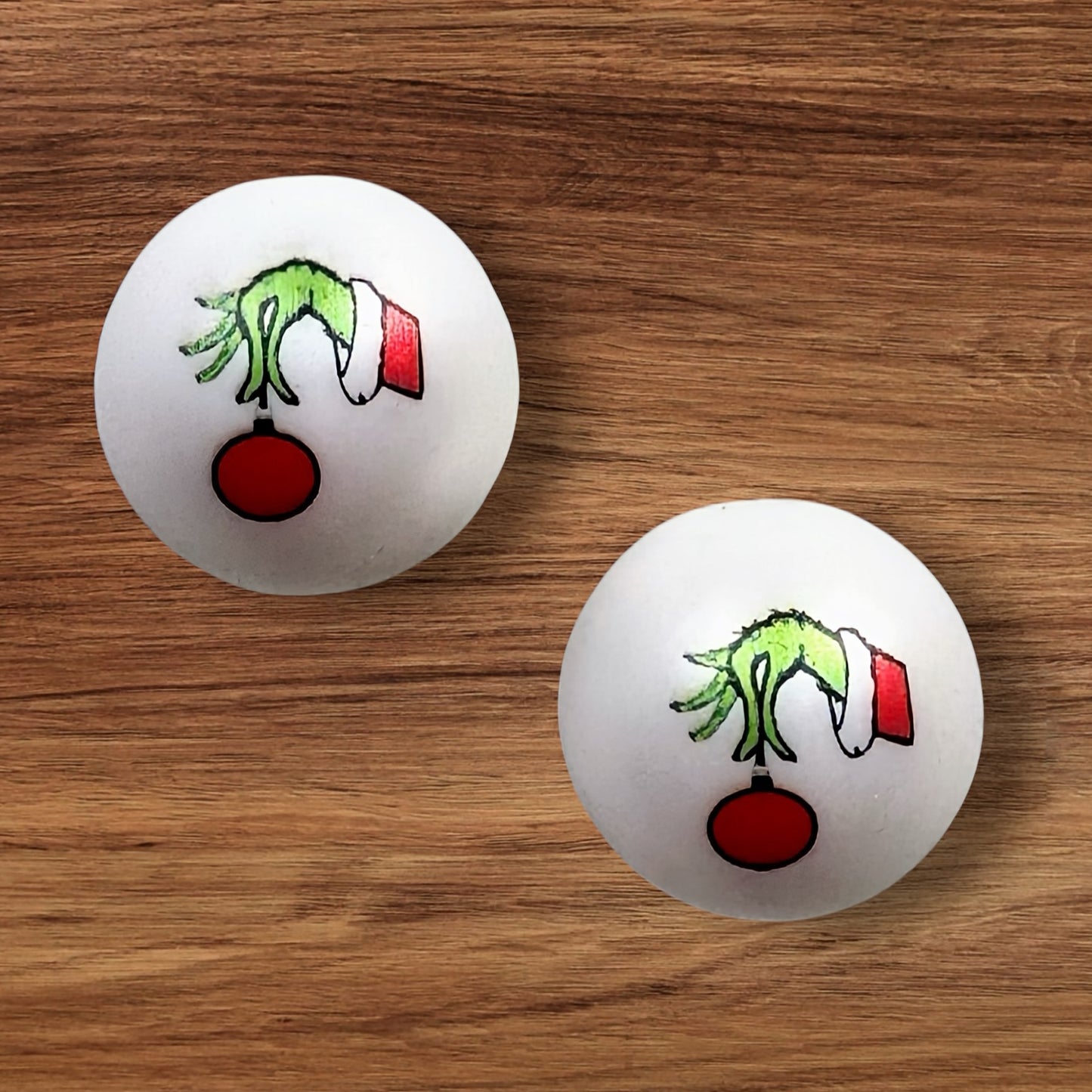 20mm Green Hand Acrylic Bead