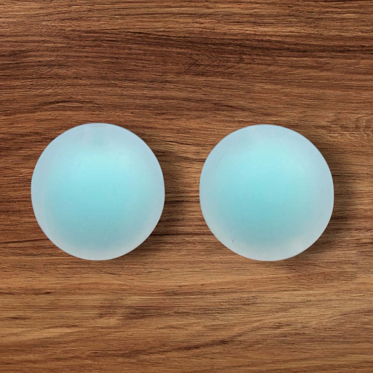 15mm Frosted Silicone Bead