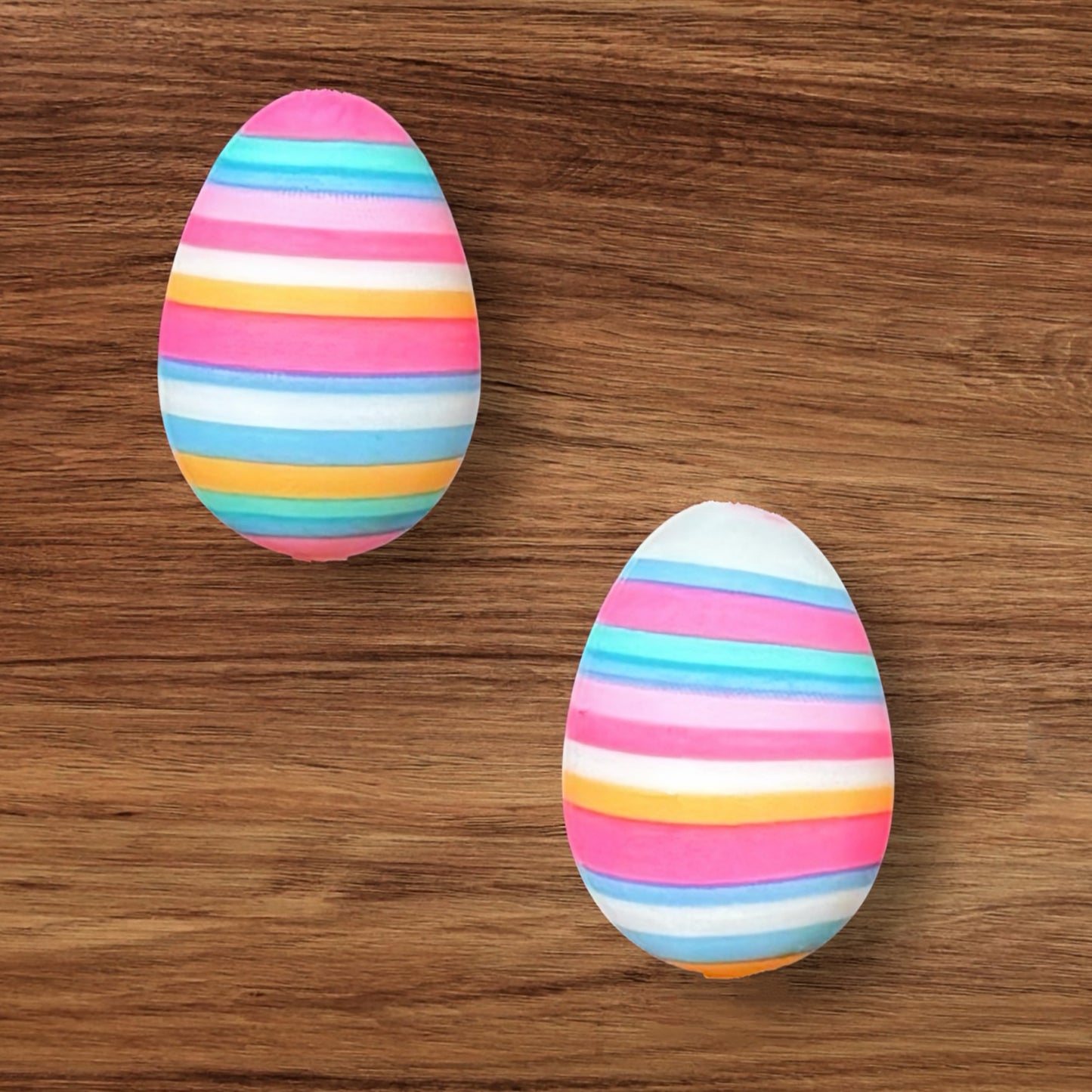 Pastel Striped Easter Egg Focal