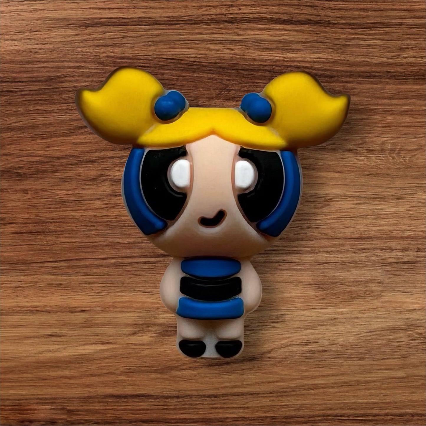 3-D Blue Power Girl Focal