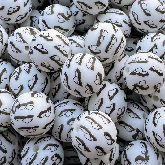 15mm Open Book Silicone Bead