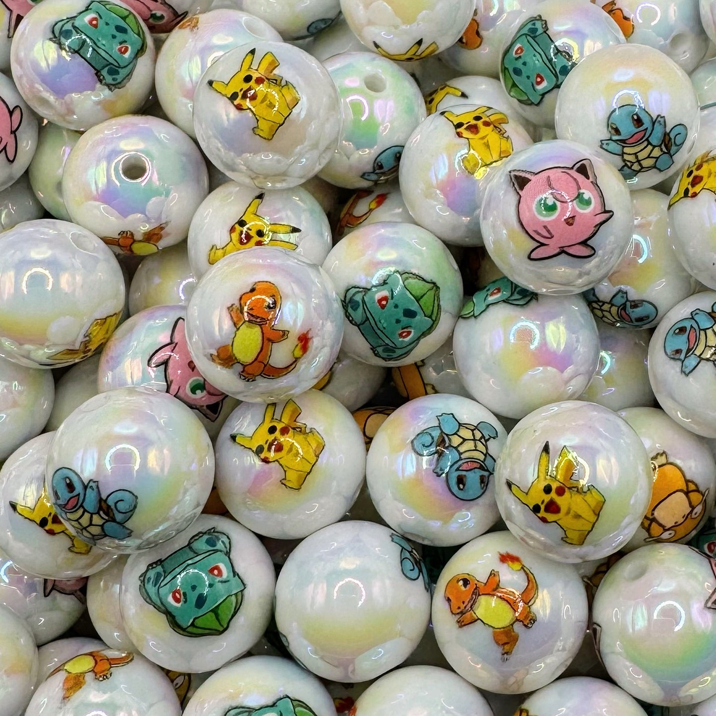 16mm Kids Themed Acrylic Beads