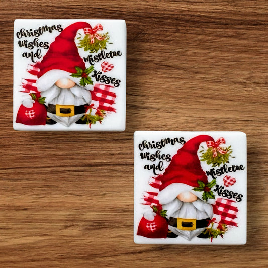 Christmas Wishes & Mistletoe Kisses Focal (Custom)