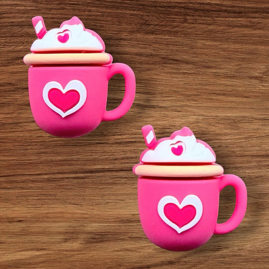 3-D Pink Coffee Cup Focal