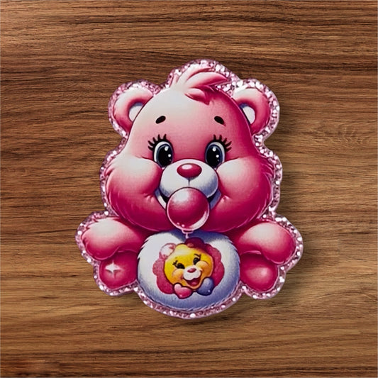 Pink Bear Acrylic Flatback