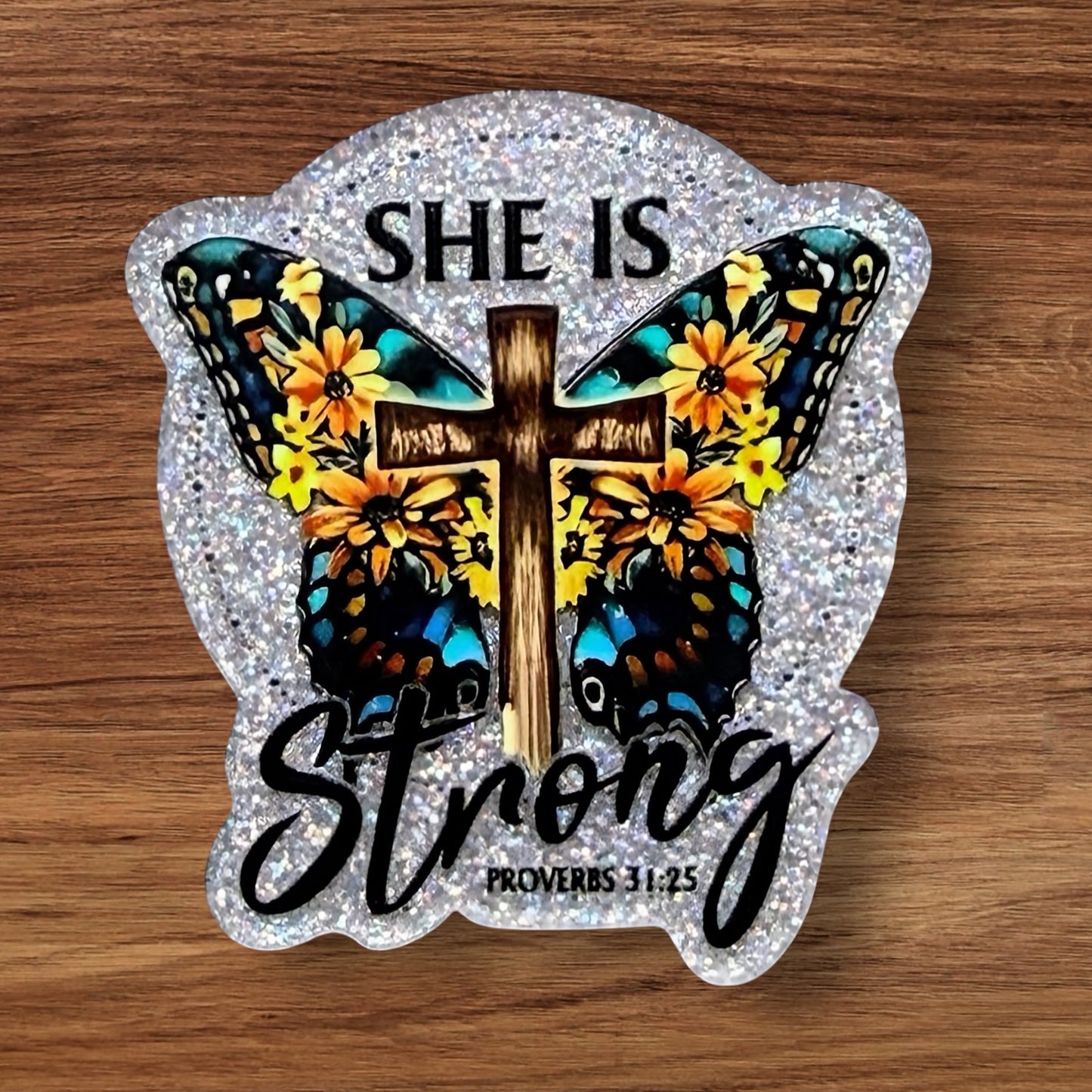 She Is Strong Acrylic Flatback