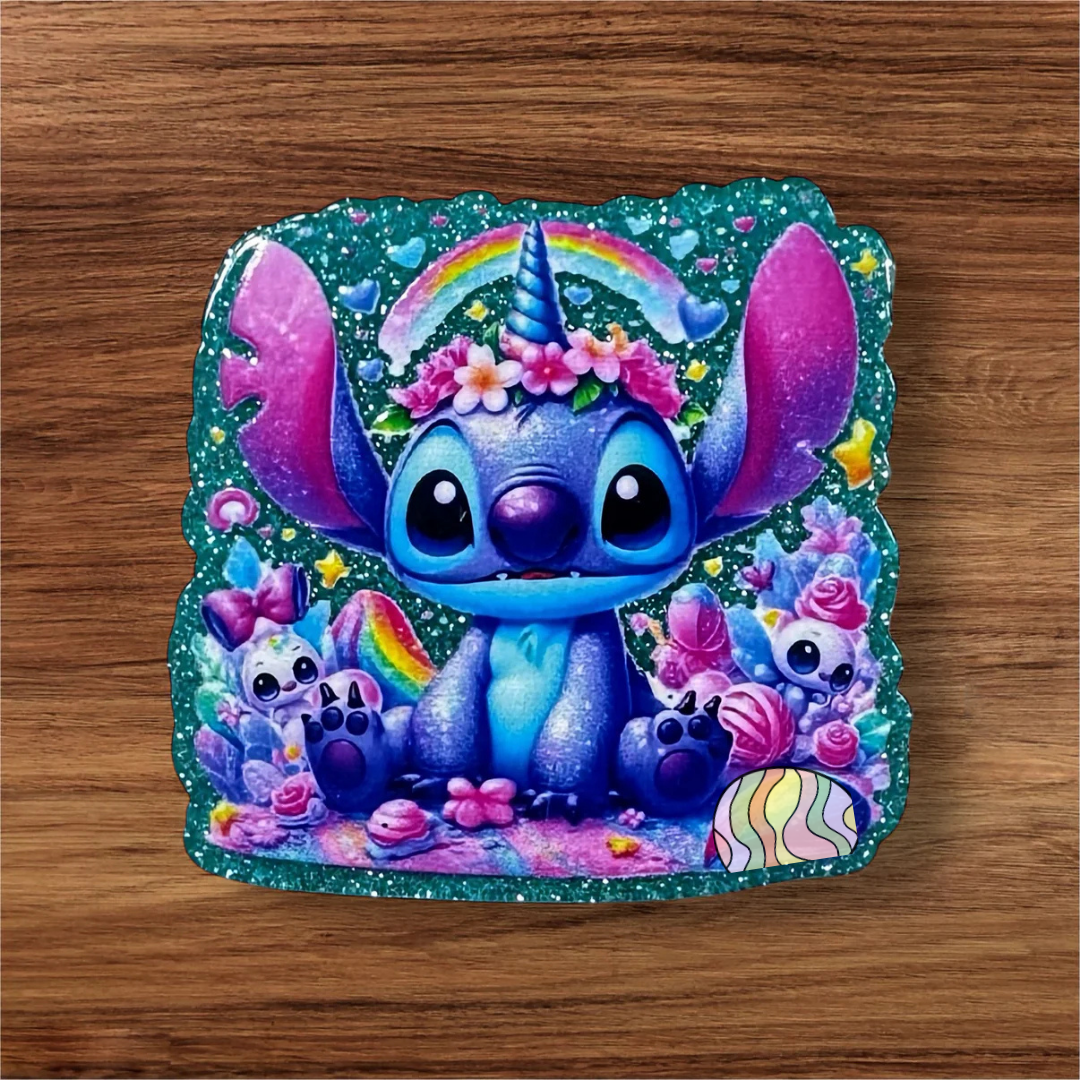 Alien Unicorn Acrylic Flatback