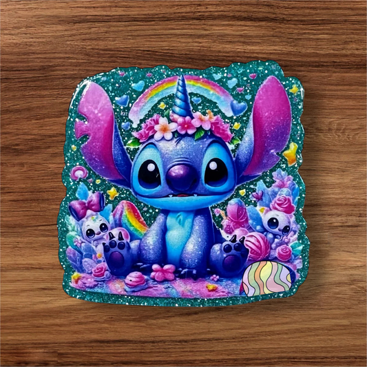 Alien Unicorn Acrylic Flatback
