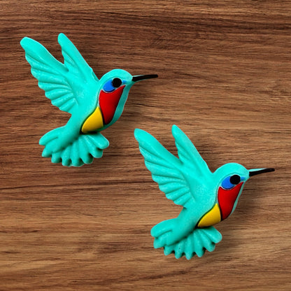3-D Hummingbird Focal (Turquoise)