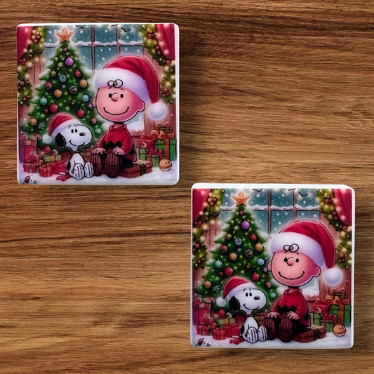 Boy With Dog Christmas Focal (Custom)