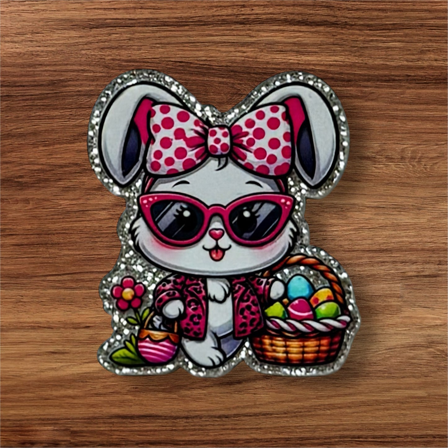 Cool Bunny Acrylic Flatback