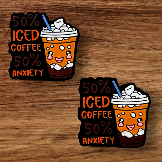 50% Iced Coffee & 50% Anxiety Focal