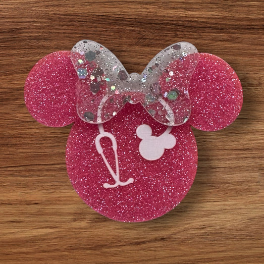 Medical Mouse Acrylic Flatback