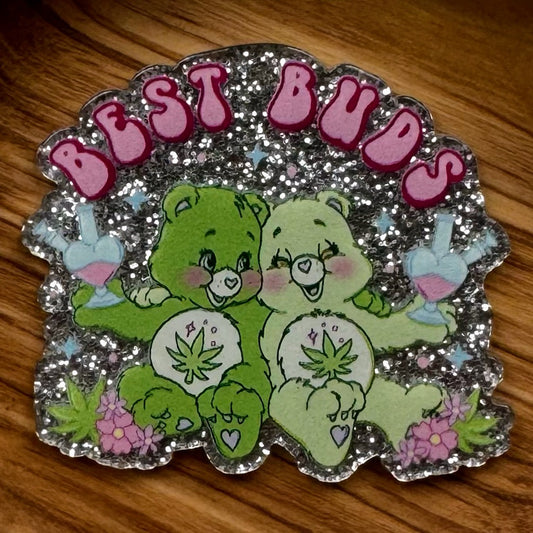 Best Buds Acrylic Flatback