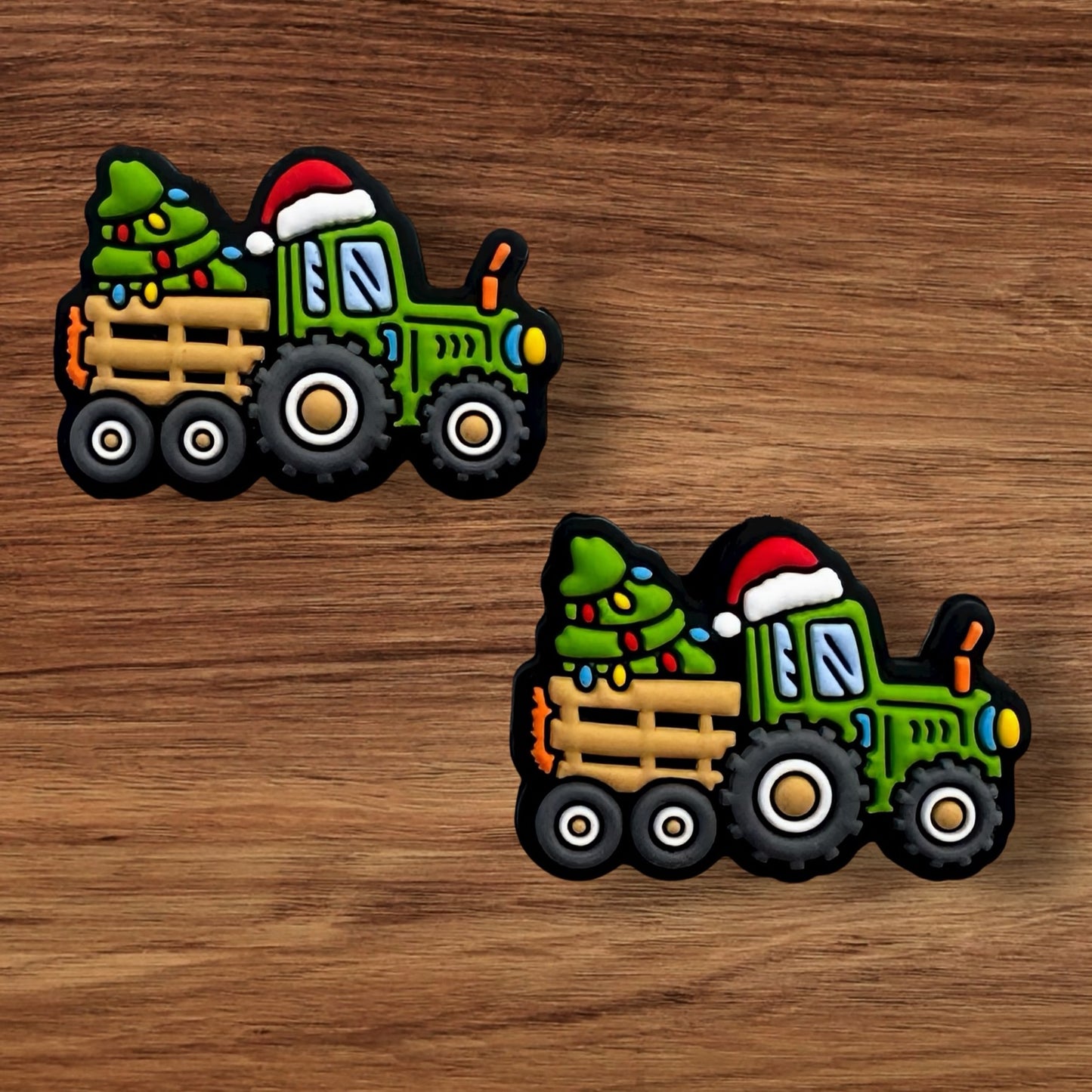 Tractor With Christmas Tree Focal