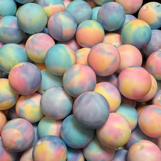 15mm Pastel Watercolor Silicone Bead