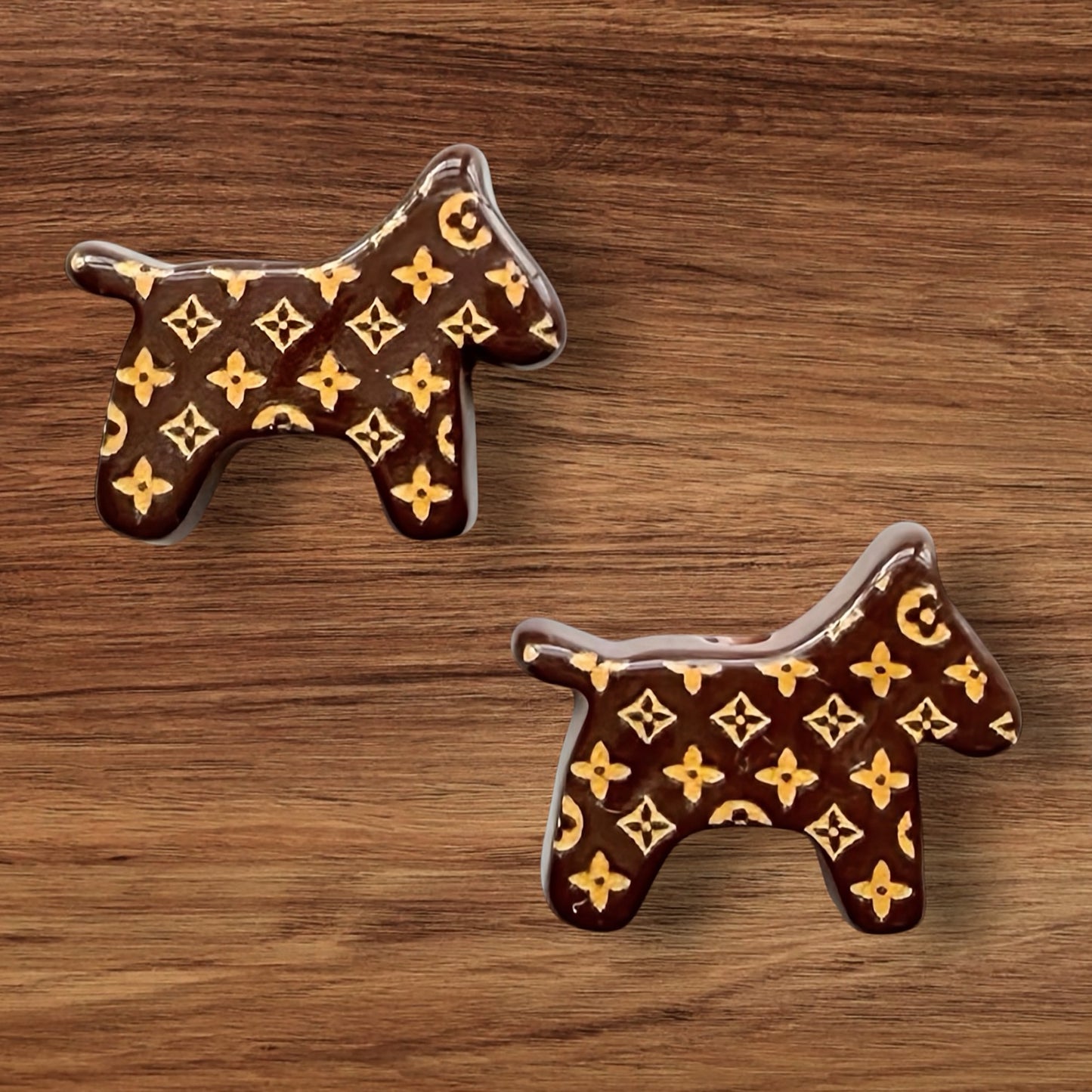 Acrylic Designer Dog Bead