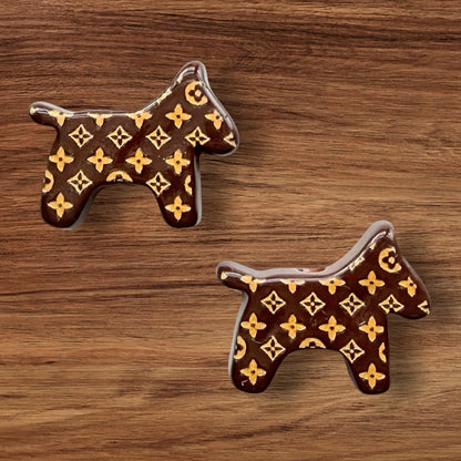 Acrylic Designer Dog Bead