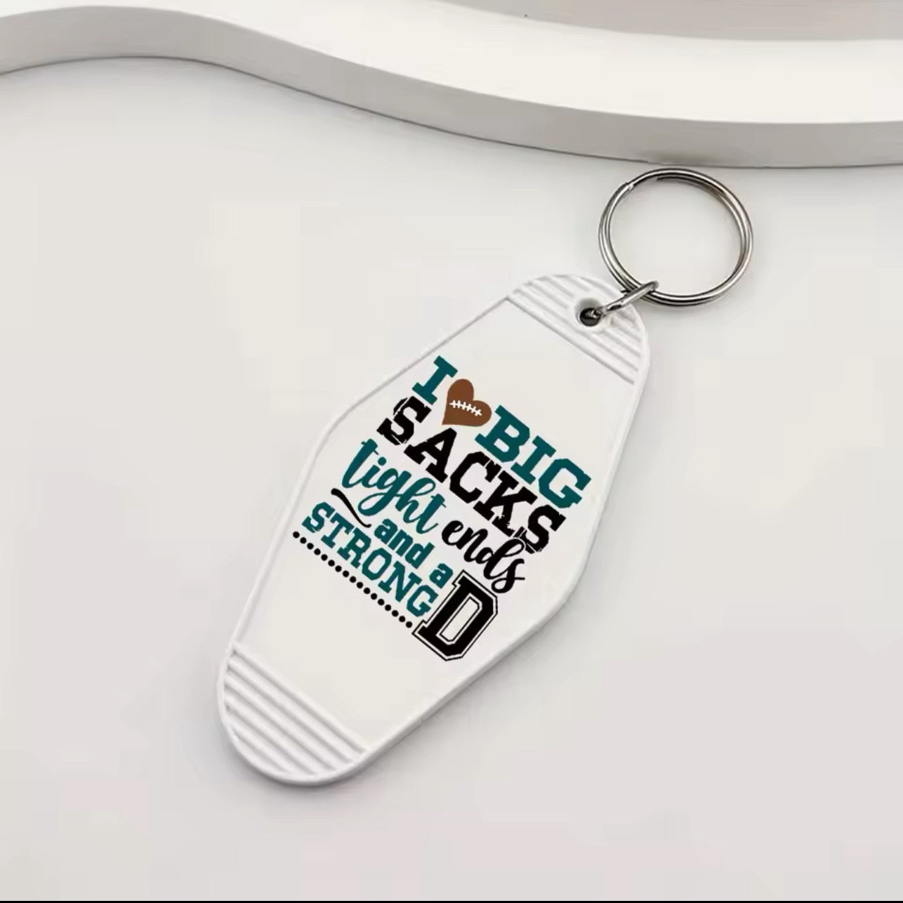 Football Keychain Sticker