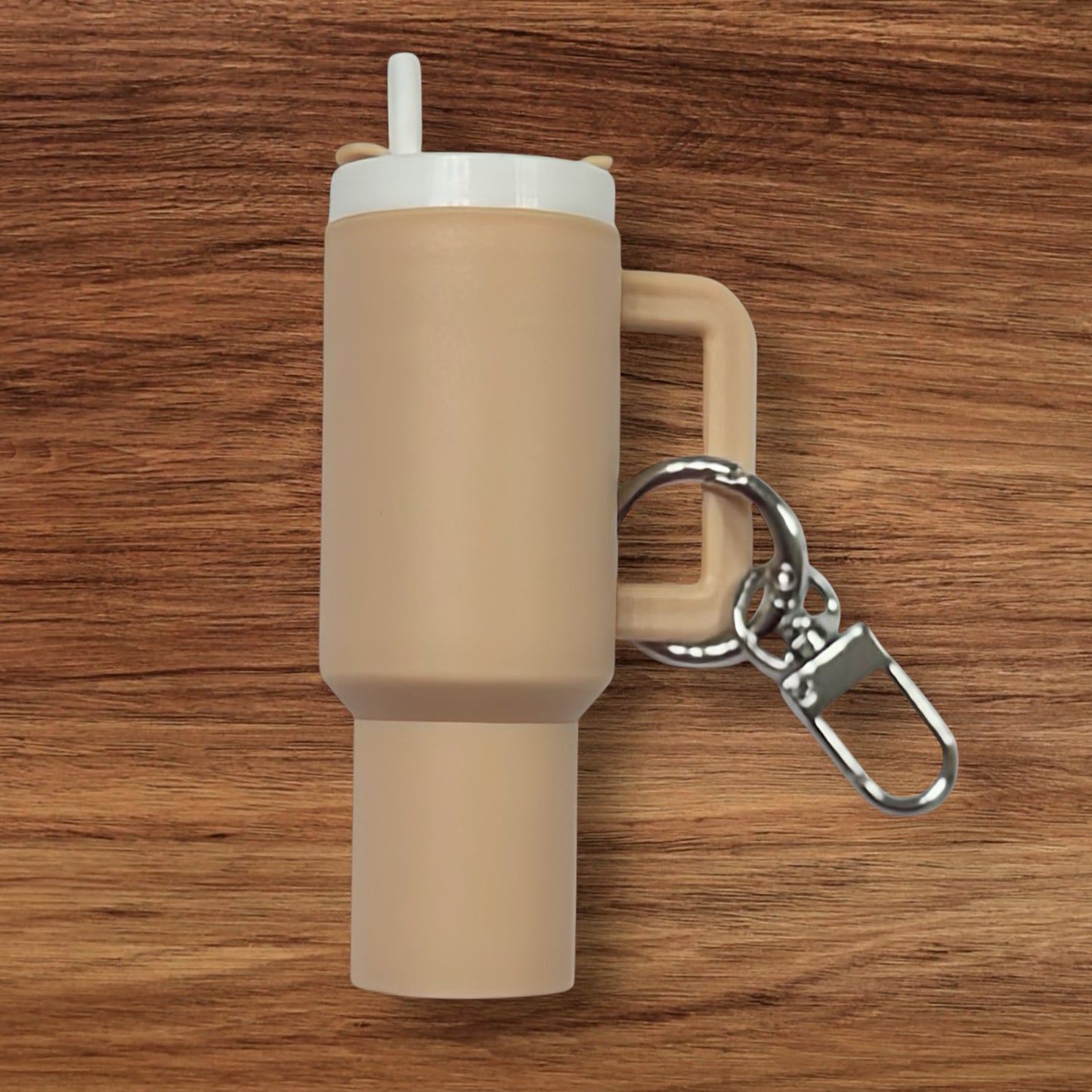 Tumbler Keychain/ Chapstick Holder