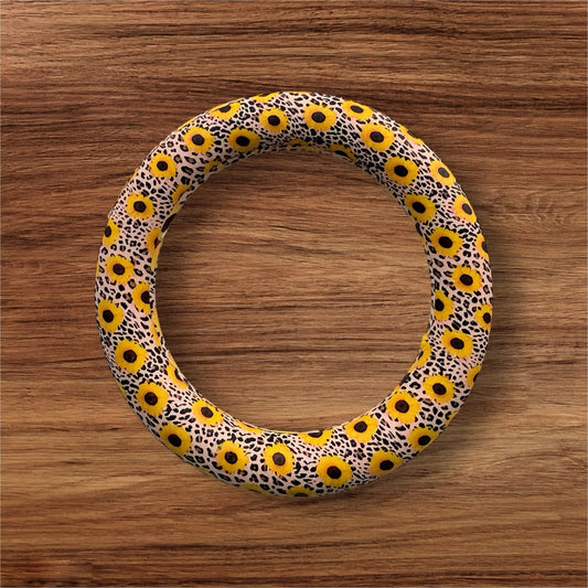 65mm Leopard Sunflower Silicone Ring