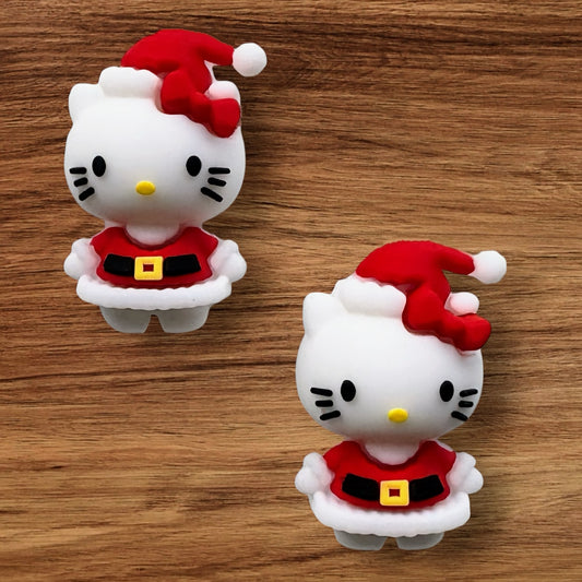 3-D Christmas Kitty Focal