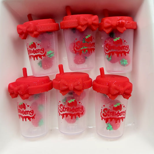 3-D Strawberry Drink Focal