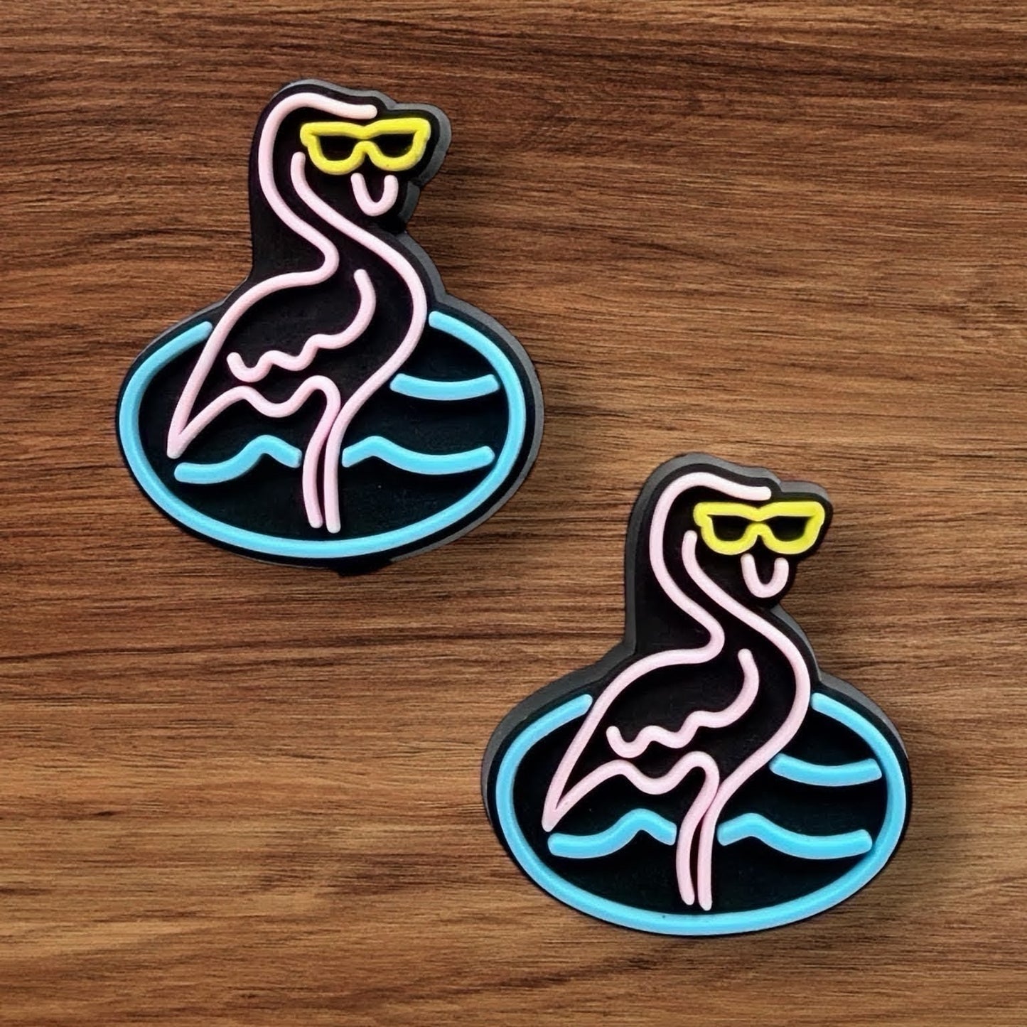 Neon Light Flamingo Focal