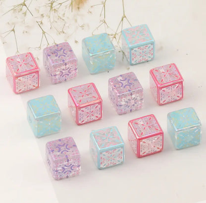 Square Acrylic Beads