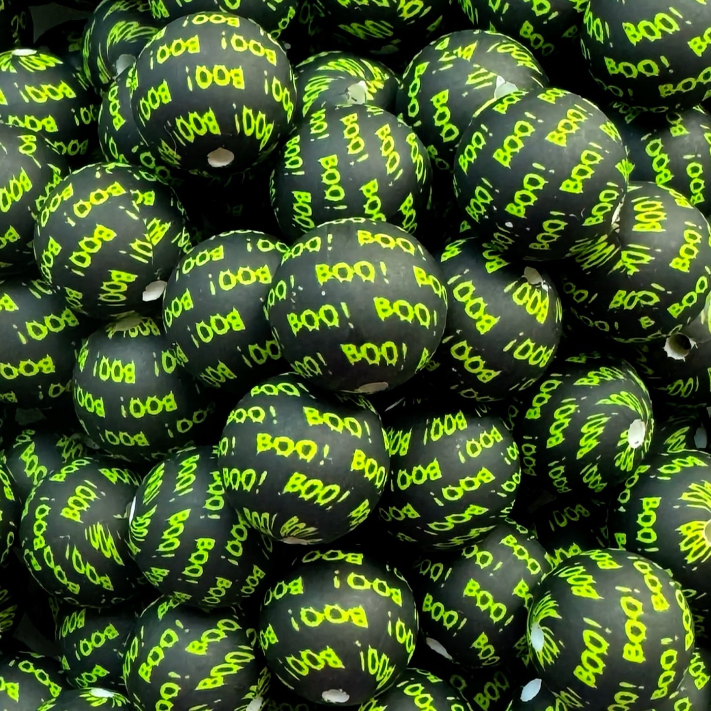 15mm Boo Silicone Bead