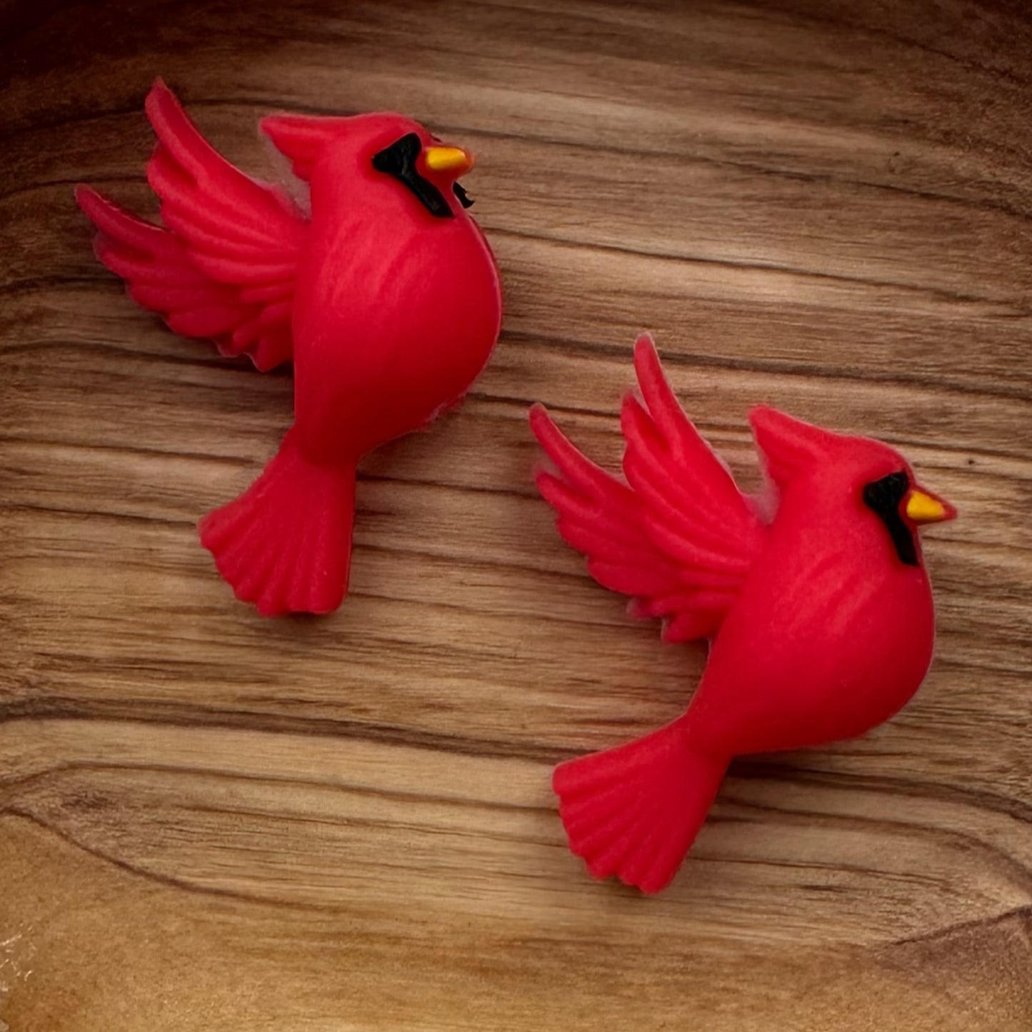 3-D Red Cardinal Focal