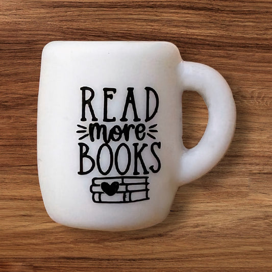 3-D Read More Books Mug Focal